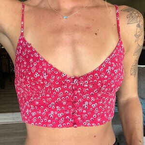 Princess Polly Red Mini Tank
